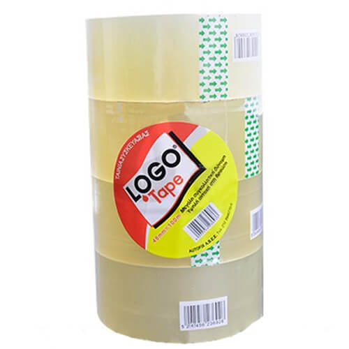 LOGO ΤΑΙΝΙΑ ΣΥΣΚΕΥΑΣΙΑΣ (48mmx100m) - (ΔΙΑΦΑΝΗ)