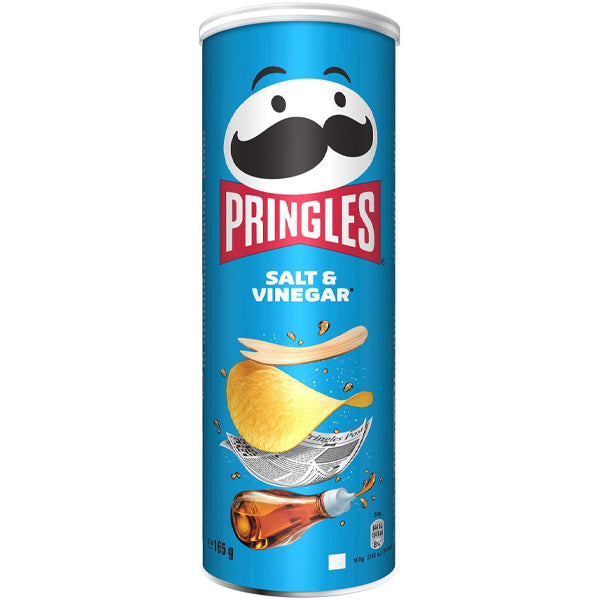 PRINGLES ΤΣΙΠΣ 165gr - (SALT & VINEGAR)