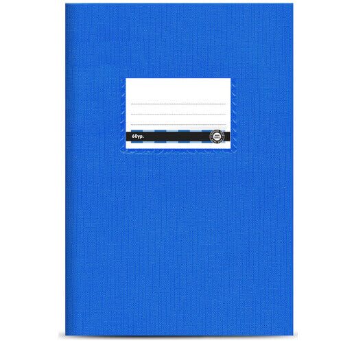 OFFICE <ECONOMY> ΤΕΤΡΑΔΙΟ ΠΛΑΣΤΙΚΟ ΡΙΓΕ 50 ΦΥΛΛΩΝ (17x25cm) - (ΜΠΛΕ) - 60gr