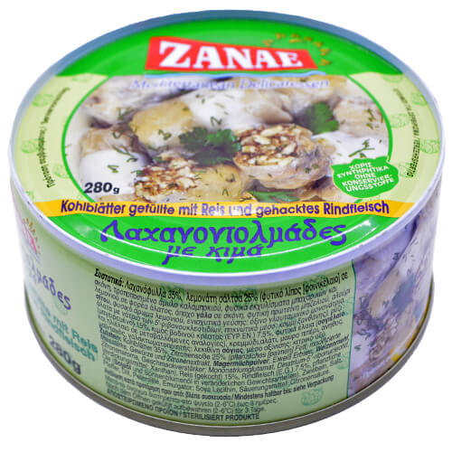 ΖΑΝΑΕ ΛΑΧΑΝΟΝΤΟΛΜΑΔΕΣ ΜΕ ΚΙΜΑ 280gr.