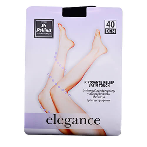DOLLINA ΚΑΛΣΟΝ LYCRA ELEGANCE 40DEN (Νο2) - (ΜΑΥΡΟ)