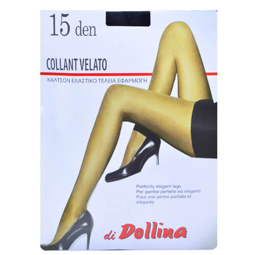 DOLLINA ΚΑΛΣΟΝ LYCRA VELATO 15DEN (Νο3) - (ΜΑΥΡΟ)