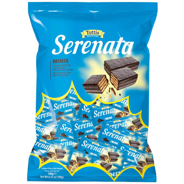 SERENATA ΓΚΟΦΡΕΤΑ MINI 180gr. - (ΣΟΚΟΛΑΤΑ ΥΓΕΙΑΣ)