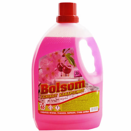 BOLSOM ΥΓΡΟ ΓΕΝΙΚΟΥ ΚΑΘΑΡΙΣΜΟΥ 3lit - (ΚΕΡΑΣΙ)