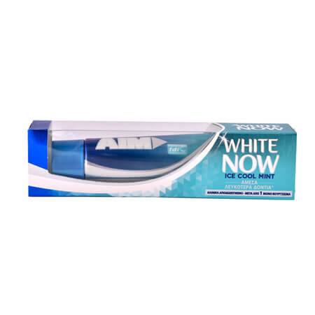 AIM WHITE NOW 75ml - (ICE COOL MINT) (ΟΔΟΝΤΟΚΡΕΜΑ)
