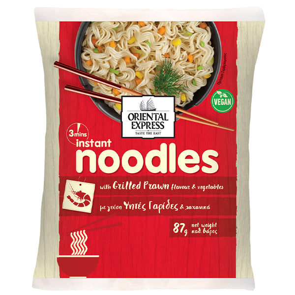 ORIENTAL EXPRESS NOODLES 3' 87gr. - (ΨΗΤΕΣ ΓΑΡΙΔΕΣ)