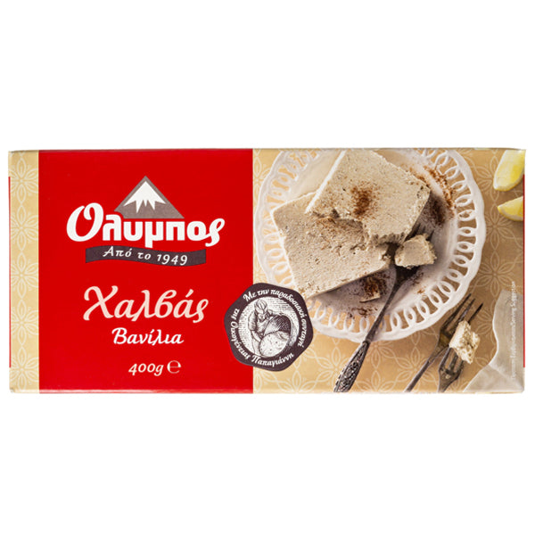 ΟΛΥΜΠΟΣ ΧΑΛΒΑΣ ΣΚΑΦΑΚΙ 400gr. - (ΒΑΝΙΛΙΑ)