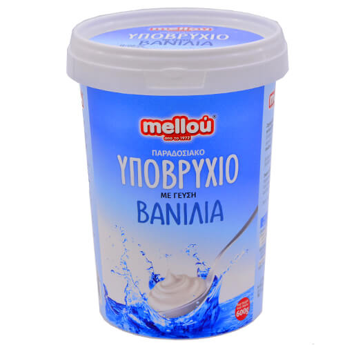 MELLOU ΥΠΟΒΡΥΧΙΟ 600gr. - (ΒΑΝΙΛΙΑ) (ΒΑΖΟ)
