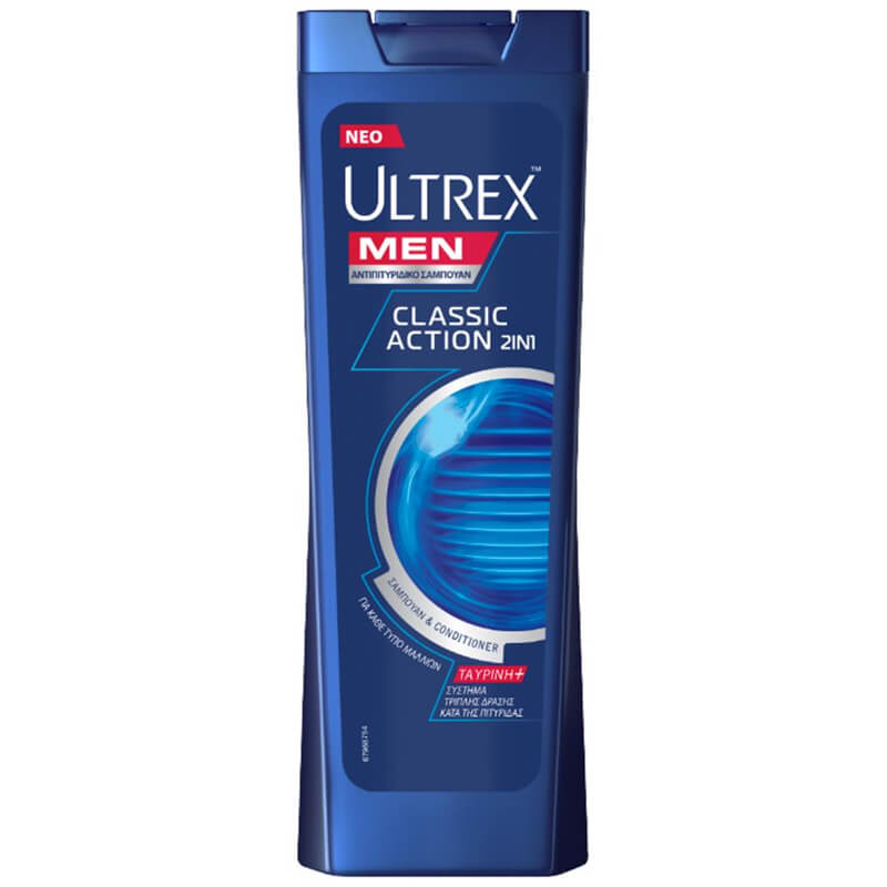 ULTREX ΣΑΜΠΟΥΑΝ 2in1 360ml - (CLASSIC)