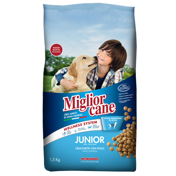 MIGLIOR ΣΚΥΛΟΤΡΟΦΗ ΚΡΟΚΕΤΑ 1,5kg - (JUNIOR) (ΚΟΤΟΠΟΥΛΟ)