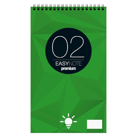 EASY NOTE ΜΠΛΟΚ ΣΠΙΡΑΛ 50Φ - (ΛΕΥΚΟ) (02)