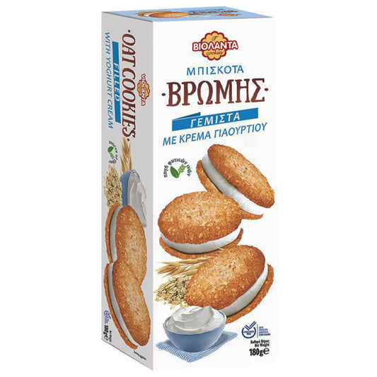 ΒΙΟΛΑΝΤΑ ΜΠΙΣΚΟΤΑ ΒΡΩΜΗΣ ΓΕΜΙΣΤΑ 180gr. - (ΚΡΕΜΑ ΓΙΑΟΥΡΤΙΟΥ)