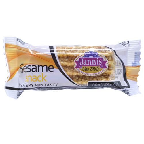 JANNIS ΠΑΣΤΕΛΙ 30gr. - (ΣΟΥΣΑΜΙ) (SESAME SNACK) (3τεμ.)