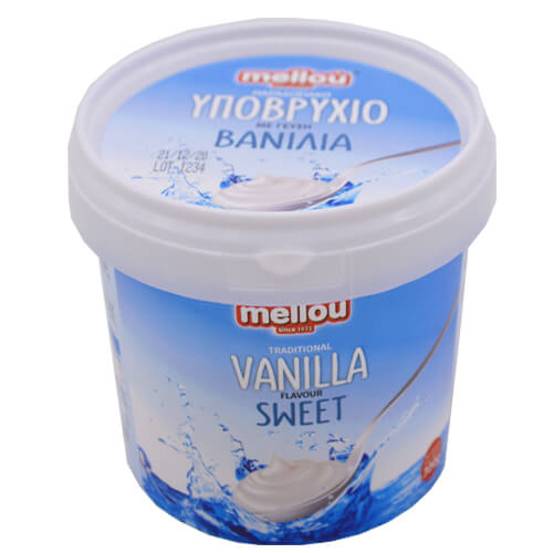 MELLOU ΥΠΟΒΡΥΧΙΟ 300gr. - (ΒΑΝΙΛΙΑ) (ΒΑΖΟ)