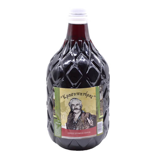 ΚΡΑΣΟΠΑΤΕΡΑΣ ΟΙΝΟΣ 3lit vol 11% - (ΕΡΥΘΡΟΣ ΞΗΡΟΣ) (ΡΕΤ)