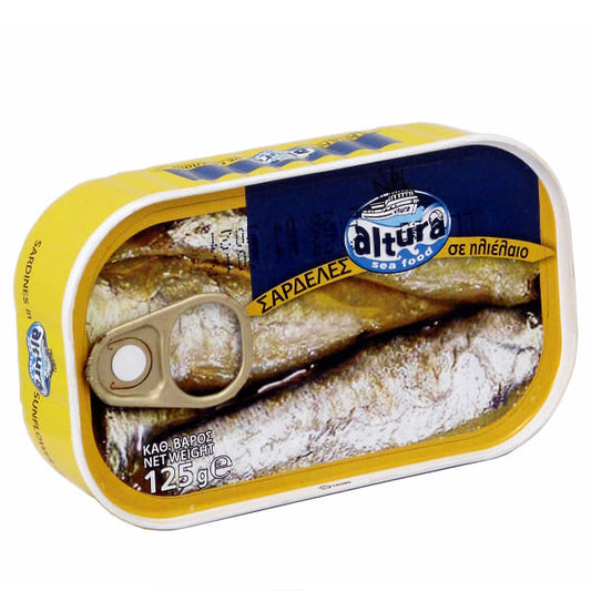 ALTURA ΣΑΡΔΕΛΑ 125gr. - (ΣΕ ΗΛΙΕΛΑΙΟ)