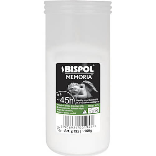 BISPOL ΚΕΡΙ ΔΙΑΡΚΕΙΑΣ ΛΕΥΚΟ 45 ΩΡΩΝ - (P195)