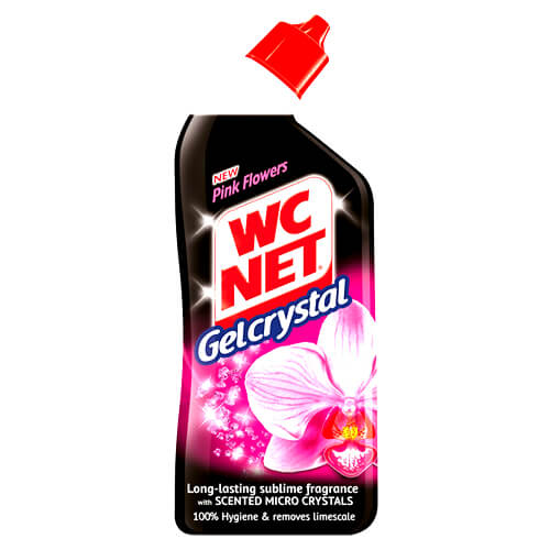 WC NET GEL CRYSTAL 750ml - (PINK FLOWERS)