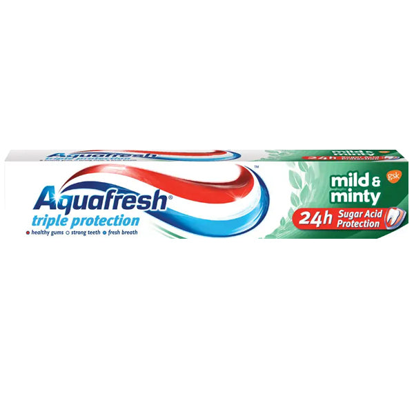 AQUAFRESH TRIPLE PROTECTION 75ml - (MILD & MINTY) (ΟΔΟΝΤΟΚΡΕΜΑ)