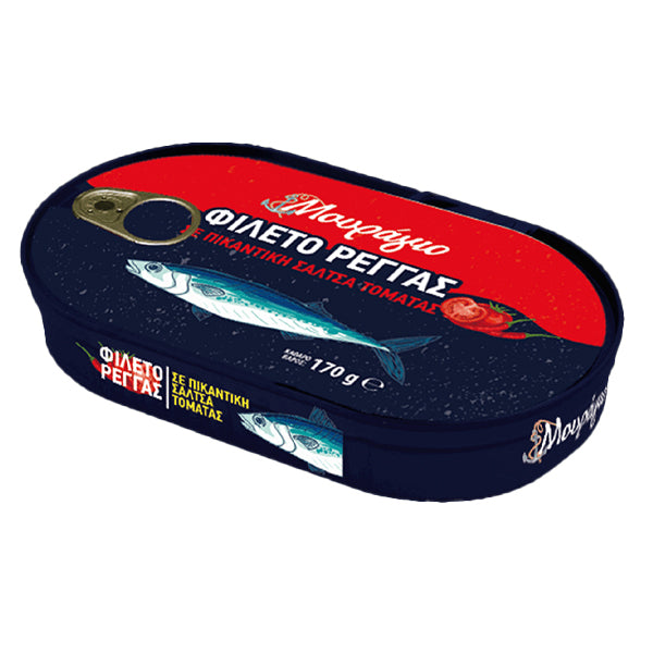 ΜΟΥΡΑΓΙΟ ΦΙΛΕΤΟ ΡΕΓΓΑ 170gr. - (ΣΕ ΠΙΚΑΝΤΙΚΗ ΣΑΛΤΣΑ ΝΤΟΜΑΤΑΣ)
