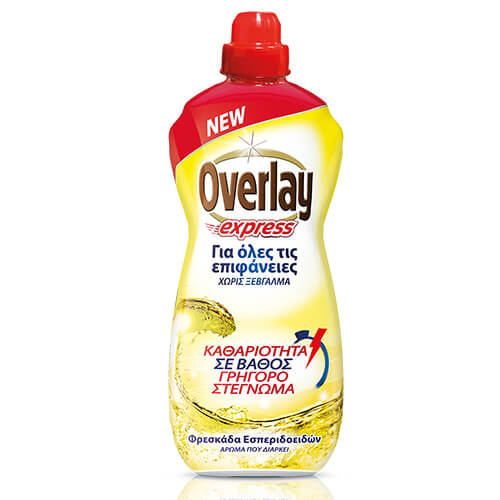 OVERLAY EXPRESS ΓΙΑ ΟΛΕΣ ΤΙΣ ΕΠΙΦΑΝΕΙΕΣ 1lit - (ΕΣΠΕΡΙΔΟΕΙΔΗ)