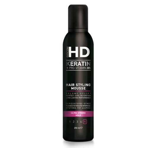 FARCOM HD VOLUME MOUSSE ΜΑΛΛΙΩΝ No5 250ml - (ULTRA STONG HOLD)