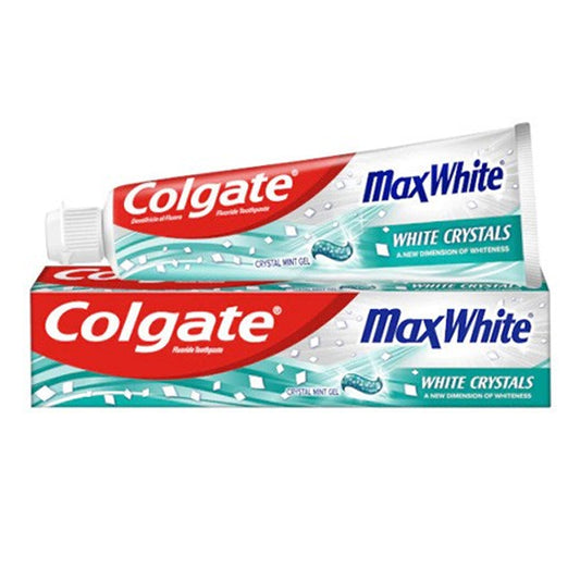 COLGATE MAX WHITE 100ml - (WHITΕNING CRYSTALS) (ΟΔΟΝΤΟΚΡΕΜΑ)