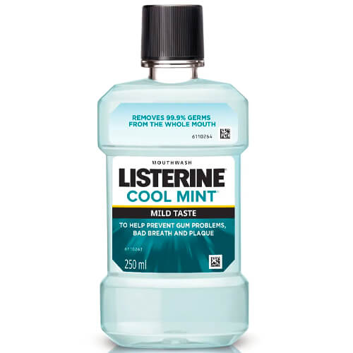LISTERINE 250ml - (COOL MINT MILD TASTE)