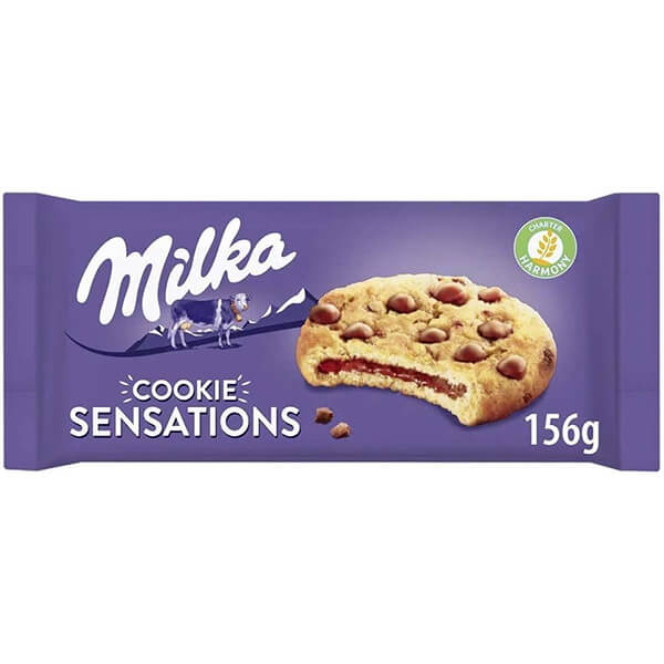 MILKA ΜΠΙΣΚΟΤΑ SENSATIONS 156gr - (CHOCO INSIDE)