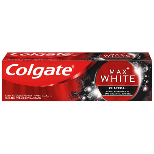 COLGATE MAX WHITE 75ml - (CARBON) (ΟΔΟΝΤΟΚΡΕΜΑ)