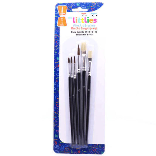LITTLIES ΠΙΝΕΛΑ ΖΩΓΡΑΦΙΚΗΣ 6ΤΕΜ. (646085)