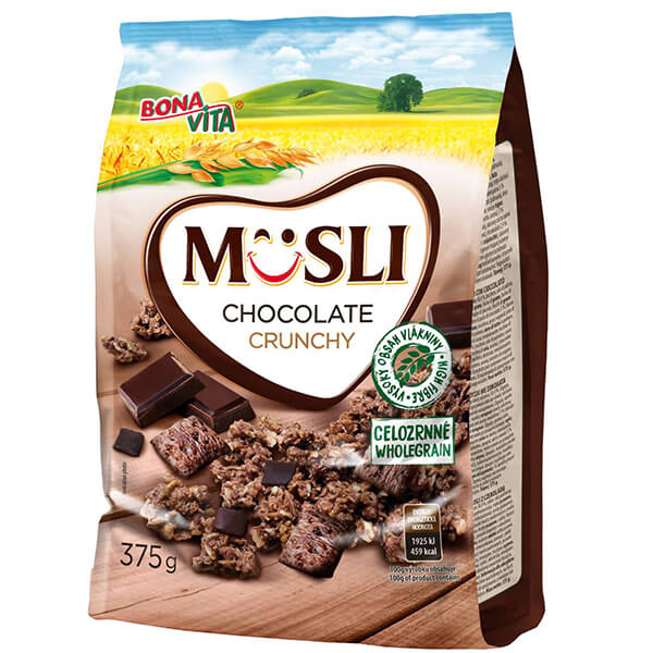 BONA VITA CRUNCHY MUESLI 375gr. - (ΣΟΚΟΛΑΤΑ ΓΑΛΑΚΤΟΣ)