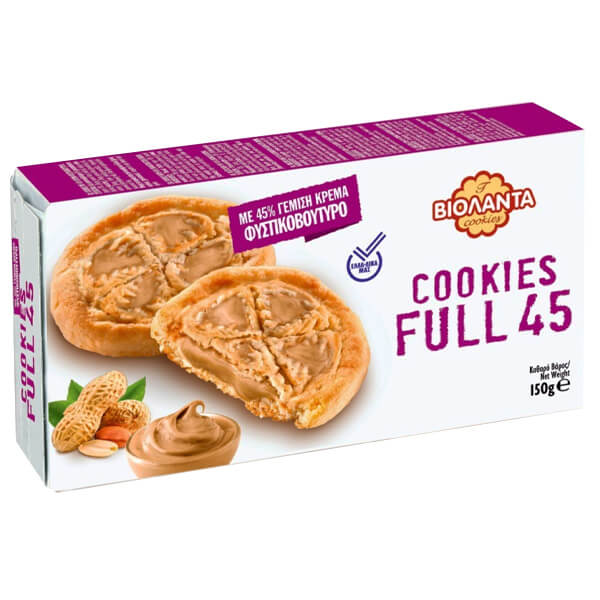 ΒΙΟΛΑΝΤΑ COOKIES FULL 45% 150gr. - (ΦΥΣΤΙΚΟΒΟΥΤΥΡΟ)