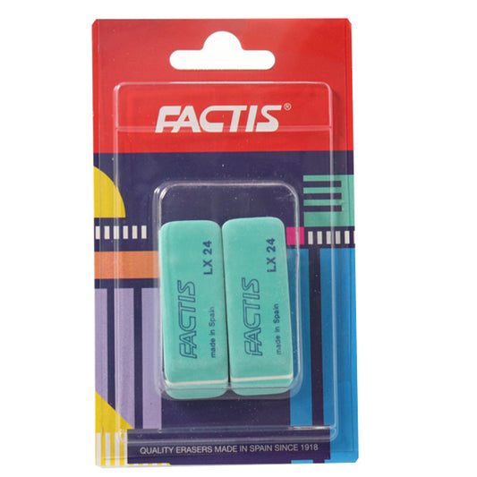 FACTIS ΓΟΜΑ ΠΡΑΣΙΝΗ LX24 - (2ΤΕΜ.) (66104)