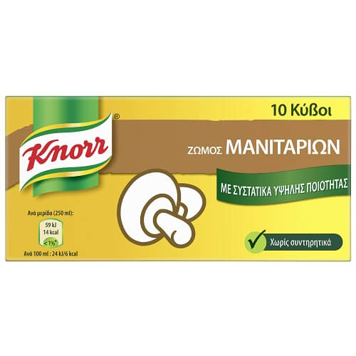 KNORR ΚΥΒΟΣ (5lit x 100gr.) - (ΜΑΝΙΤΑΡΙ)
