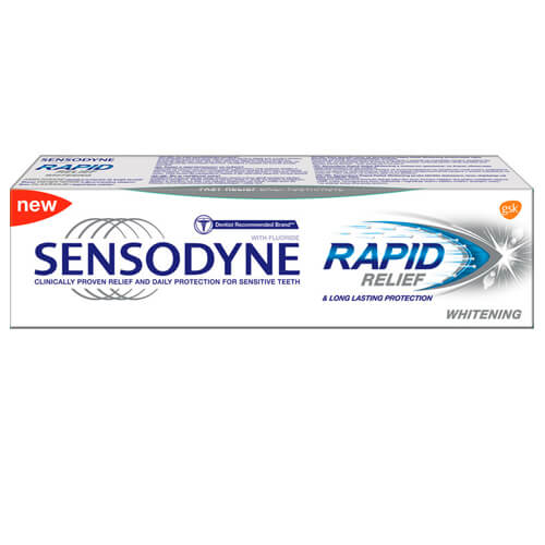 SENSODYNE RAPID RELIEF 75ml - (WHITENING) (ΟΔΟΝΤΟΚΡΕΜΑ)