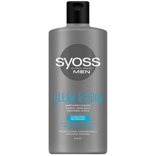 SYOSS SHAMPOO 440ml - (MEN CLEAN & COOL)