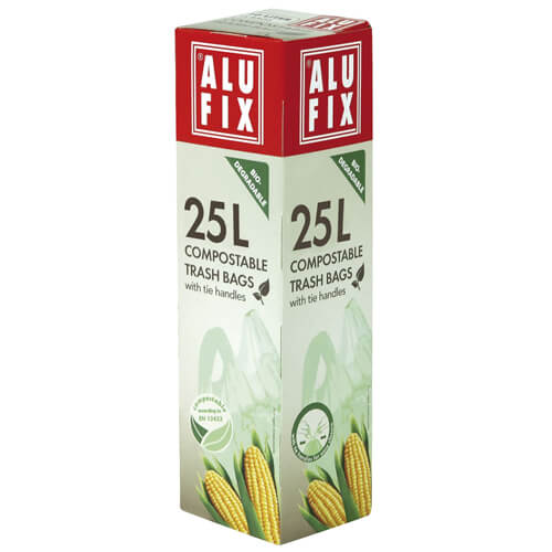 ALUFIX ΒΙΟΔΙΑΣΠΩΜΕΝΕΣ ΣΑΚΟΥΛΕΣ ΑΠΟΡ/ΤΩΝ ΜΕ ΛΑΒΗ (50x50cm) - (10τεμ.)