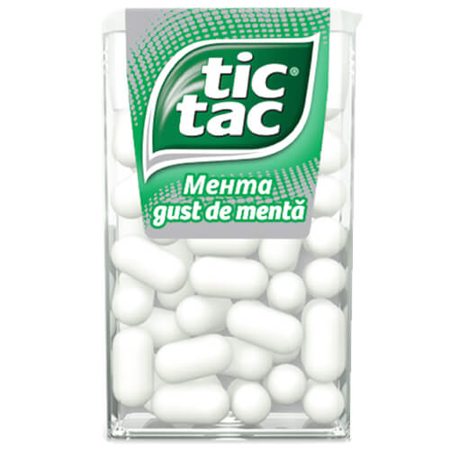 TIC TAC ΚΑΡΑΜΕΛΑΚΙΑ 18gr - (24x18gr) (ΜΕΝΤΑ)