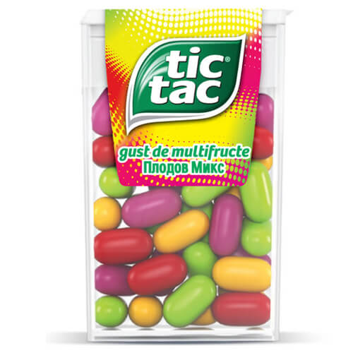 TIC TAC ΚΑΡΑΜΕΛΑΚΙΑ 18gr - (24x18gr) (FRUIT MIX)