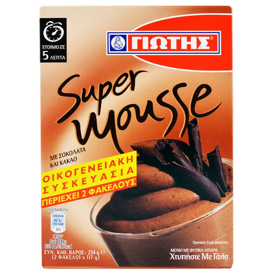 ΓΙΩΤΗΣ ΜΙΓΜΑ MOUSSE SUPER ΣΟΚΟΛΑΤΑ 234gr.