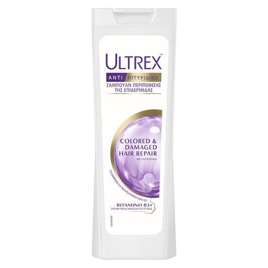ULTREX ΣΑΜΠΟΥΑΝ 360ml - (WOMEN ΒΑΜΜΕΝΑ ΜΑΛΛΙΑ)