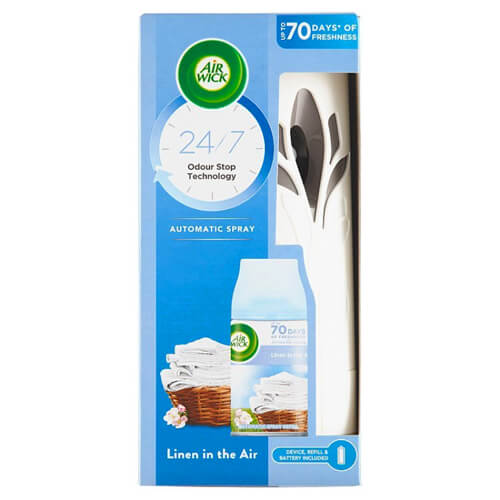 AIR WICK FRESH MATIC ΣΥΣΚΕΥΗ + ΑΝΤ/ΚΟ 250ml - (LINEN IN THE AIR)