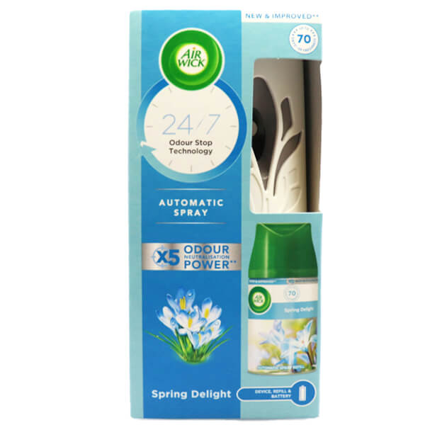 AIR WICK FRESH MATIC ΣΥΣΚΕΥΗ + ΑΝΤ/ΚΟ 250ml - (PURE SPRING DELIGHT)