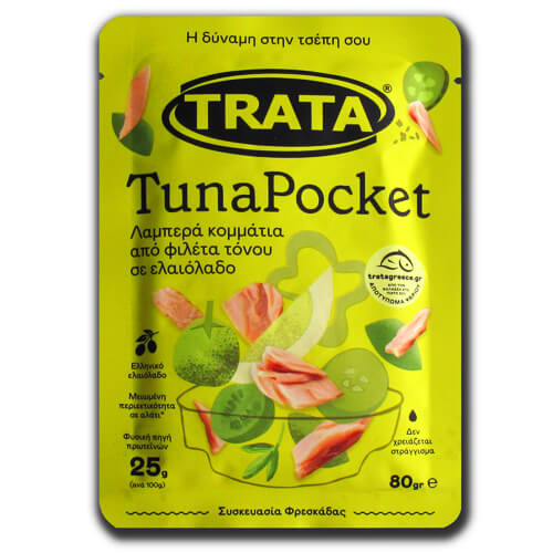 TRATA ΤΟΝΟΣ TUNAPOCKET 80gr. - (ΣΕ ΕΛΑΙΟΛΑΔΟ)
