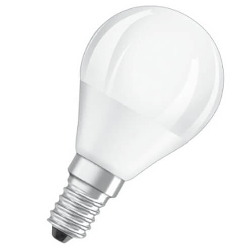 OSRAM ΛΑΜΠΑ LED ΣΦΑΙΡΙΚΗ Ε14 4.9w 4000K - (+ ΕΞΟΔΑ 0.10€) (ΨΥΧΡΟ ΛΕΥΚΟ)
