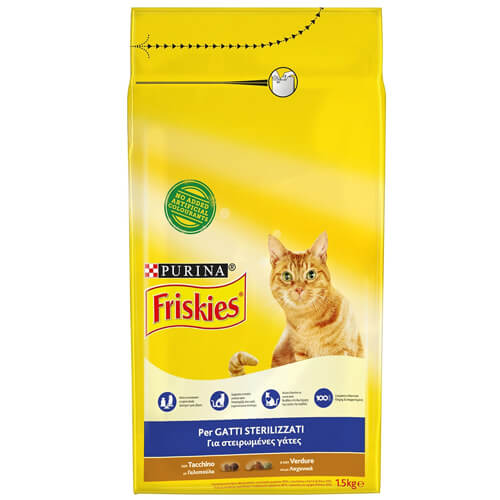 FRISKIES ΓΑΤΟΤΡΟΦΗ ΚΡΟΚΕΤΑ 1,5kg - (ΓΙΑ ΣΤΕΙΡΩΜΕΝΑ) (ΚΟΤΟΠΟΥΛΟ-ΓΑΛΟΠΟΥΛΑ-ΛΑΧΑΝΙΚΑ)