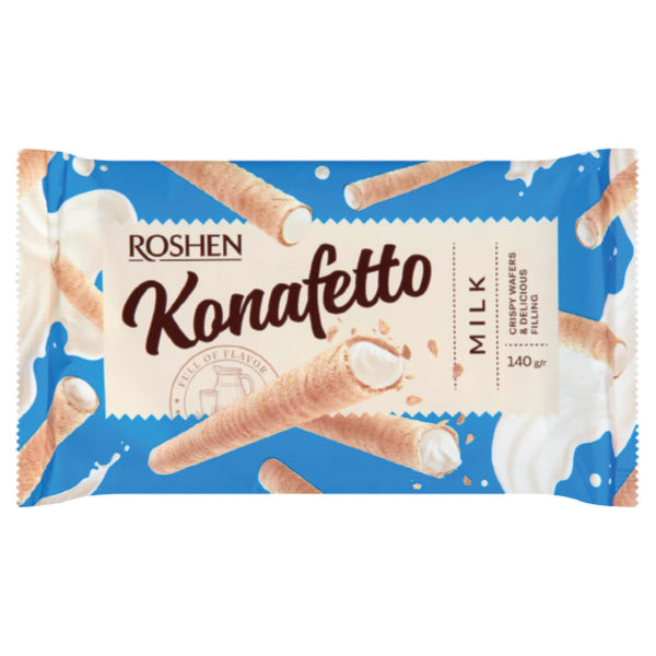 ROSHEN KONAFETTO ΠΟΥΡΑΚΙΑ 140gr. - (MILK CREAM)