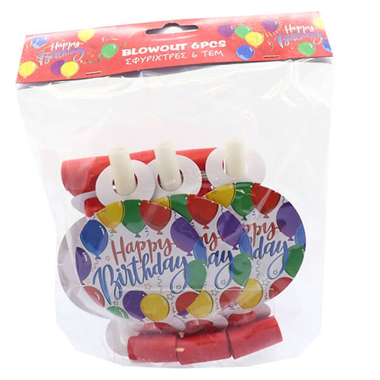 ΣΦΥΡΙΧΤΡΑ BALLOONS (6τμχ)