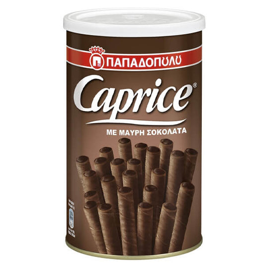 ΠΑΠΑΔΟΠΟΥΛΟΥ CAPRICE 250gr. - (ΜΑΥΡΗ ΣΟΚΟΛΑΤΑ)